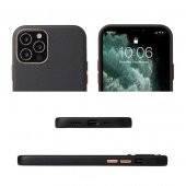 Kupa Apple iPhone 11 Pro Kılıf Kamera Korumalı İçi Kadife Deri Şık Görünüm Leke Tutmaz Silikon Kapak - 3