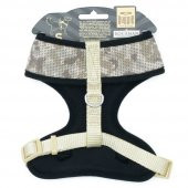 Doggie Havalı Dokumadan El Yapımı Küçük Irk Köpek Göğüs Tasması S-1,5x25-35cm Kamuflaj - 2