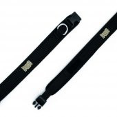 Doggie Havalı Dokumadan El Yapımı Köpek Boyun Tasması 1,5x30-40cm Siyah thumbnail 1