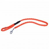 Doggie Dokumadan El Yapımı Örgülü Köpek Gezdirme Kayışı M-2,5x120cm Turuncu* - 1
