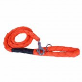 Doggie Dokumadan El Yapımı Örgülü Köpek Gezdirme Kayışı M-2,5x120cm Turuncu* - 2