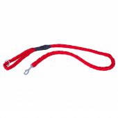 Doggie Dokumadan El Yapımı Örgülü Köpek Gezdirme Kayışı M-2,5x120cm Kırmızı* thumbnail 1