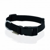 Doggie Ayarlanabilir Özellikli Dokumadan El Yapımı Köpek Boyun Tasması 2x30-45cm Siyah - 2