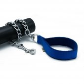 Doggie Polar Dokumadan El Yapımı Zincirli Köpek Gezdirme Kayışı 4,5x80cm Royal Mavi thumbnail 1