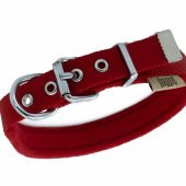 Doggie Polar Dokumadan El Yapımı Köpek Boyun Tasması 2x35-40cm Kırmızı - 2