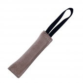 Doggie Eğitim Serisi Gerçek Süet Deriden El Yapımı Köpek Isırma Yastığı 2x5-18cm Bej - 1