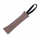 Doggie Eğitim Serisi Gerçek Süet Deriden El Yapımı Köpek Isırma Yastığı 2x8-30cm Bej - 1