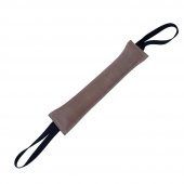 Doggie Eğitim Serisi Gerçek Süet Deriden El Yapımı Köpek Isırma Yastığı 2x9-40cm Bej - 1
