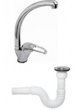 Lavabo Bataryası, Lavabo Sifonu Körüklü, 2 li set - 1