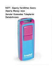 Trodat Cep Kaşe P4 47x18 Mm Pembe Mavi Keçe 9512 - 1