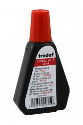 Trodat 7011 Kırmızı Istampa Mürekkebi 28 ml - 1