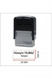 Floman 10 Isim Ünvan Kaşesi - Yazısı Dahil - 1