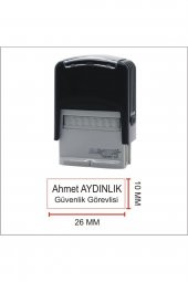 Floman 10 Isim Ünvan Kaşesi - Yazısı Dahil - 2