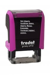 Trodat Pembe Hemşire Kaşesi 4910 Model Siyah Keçeli thumbnail 1