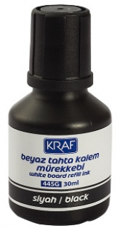 KRAF Beyaz Tahta Kalem Mürekkebi SİYAH 30 ml - 1