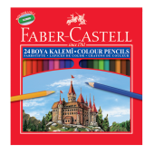 Faber Castell Kuru Boya Karton Kutu Tam Boy 24 Lü - 1