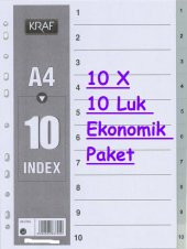 Kraf 1010 Separatör 1-10 Rakam 10lu Ekonomik Paket - 1