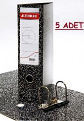 Alemdar Karton Geniş Klasör 5 Adet Arşiv Klasörü - 1