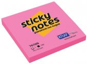 Kraf Yapışkanlı Not Kağıdı 76X76 Neon Postit 3'lü Set - 2
