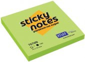Kraf Yapışkanlı Not Kağıdı 76X76 Neon Postit 3'lü Set - 3