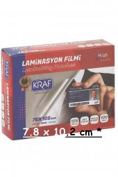 Kraf Laminasyon Pres Filmi 78X102 MM 125Micron 100'lük - 1