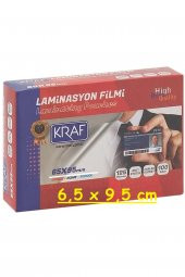 Kraf Laminasyon Pres Filmi 65X95 MM 125 Micron 100'lük - 1