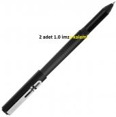 Liqeo Siyah 1.0 İmza Kalemi Sing Gel Pen 2 Adet - 1