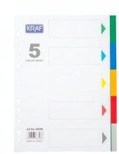 Kraf Seperatör Ayraç 1-5 li Renkli - 1