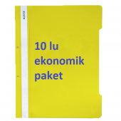 Leitz Sarı Telli Dosya 10'lu Paket - 1