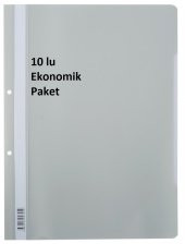 Kraf Gri Telli Dosya 10luk Paket - 1