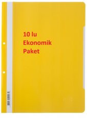 Kraf Sarı Telli Dosya 10'luk Paket - 1
