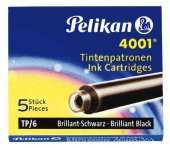 Pelikan Dolmakalem Kartuşu 4001 Uzun Royal Siyah 5'li - 1