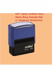 Sırdaş AVUKAT MAHKEME Kaşesi Yapımı (SIRDAŞ 913 Model Mavi Keçeli) - 1