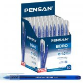 Pensan Mavi Tükenmez Kalem 1 Mm. 50'lik Kutu 8692404904460 - 1