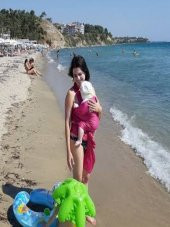 Bebek Taşıma Şalı/ Normalde ve Denizde kullanım - 5