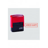 Sırdaş Çerçeveli KREDİ KARTI Kaşesi (Sırdaş 911 Model-KIRMIZI Keçeli) - 1