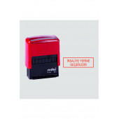 Sırdaş Çerçeveli İRSALİYE YERİNE GEÇERLİDİR Kaşesi (Sırdaş 911 Model-KIRMIZI Keçeli) - 1