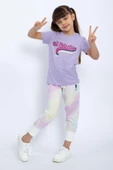 U.S. Polo Assn 1070 Batik Desenli Kız Çocuk İkili Takım - 1