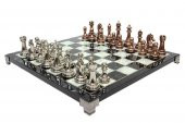 Satranç Takımı Seti Klasik Mermer Tabla Büyük Hediyelik - 1