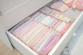 2 Adet Baby Bebek Odası Akordiyon Çekmece Düzenleyici Pembe M Boy - 3