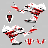 Honda CBR 125 RR Lines Design Sticker Set (Beyaz-Kırmızı-Siyah) - 2