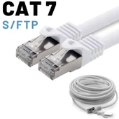 IRENIS CAT7 Kablo S/FTP LSZH Ethernet Network Lan Ağ Kablosu   1 Metre Turuncu - 3