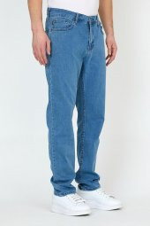 Teleferıc 22 Erkek Regular Fit Mavi Kot Pantolon - 3