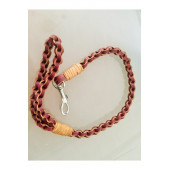 DESİNGSHOP Deri Örgü Köpek Gezdirme Kayışı 70cm Desg398492 - 1