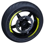 Moto GP İç Jant Şeridi Sticker Reflektif, Floresan, Özel Renkler Çınar Extreme - 7