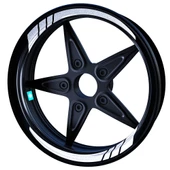 Moto GP İç Jant Şeridi Sticker Reflektif, Floresan, Özel Renkler Çınar Extreme - 8