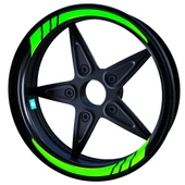 Moto GP İç Jant Şeridi Sticker Reflektif, Floresan, Özel Renkler Çınar Extreme - 4