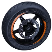 Moto GP İç Jant Şeridi Sticker Reflektif, Floresan, Özel Renkler Çınar Extreme - 3