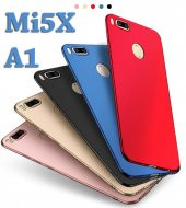Xiaomi Mi A1 Zore Kılıf Premier Mat Silikon Kılıf + Cam - 1