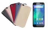 Xiaomi Redmi GO Kılıf Premier Mat Silikon Kılıf + Kırılmaz Cam - 1